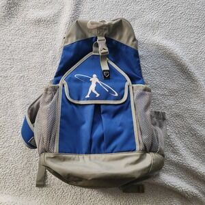 Nike Swingman baseball or softball equipment backpack. Blue & Gray
